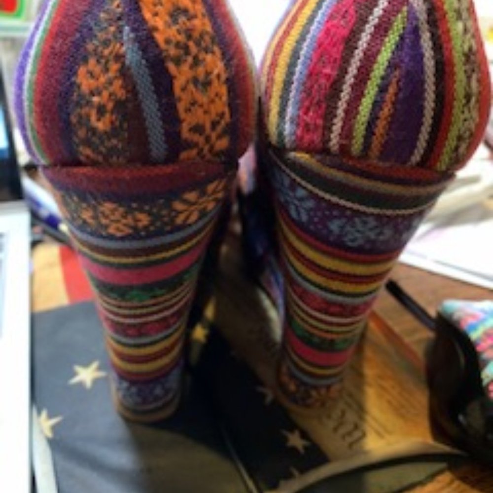 Steve Madden Boho Fabric Wedge - image 3